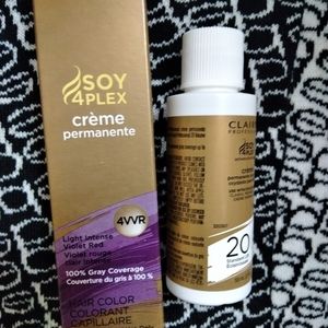 Hair dye violet purple